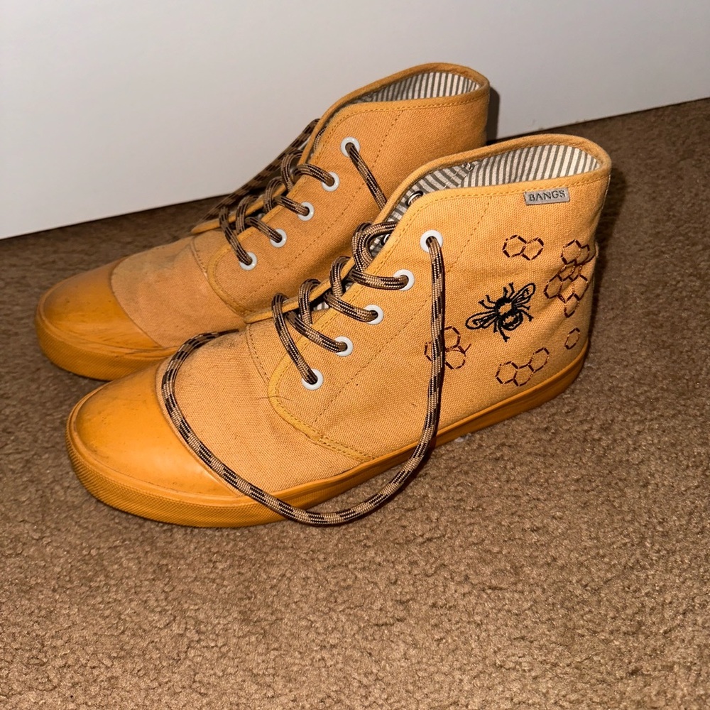 BANGS Gold Bee Shoes